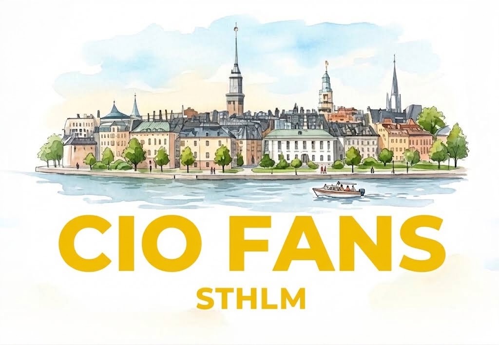 CIO Fans Sthlm Q2 – sommar (gul)